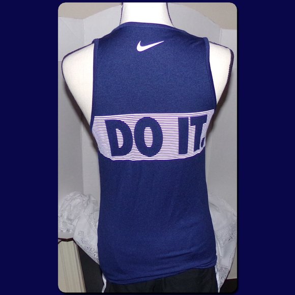 BOGO! NWOT!! Nike Just Do It Muscle Tank {L24} - Picture 3 of 3